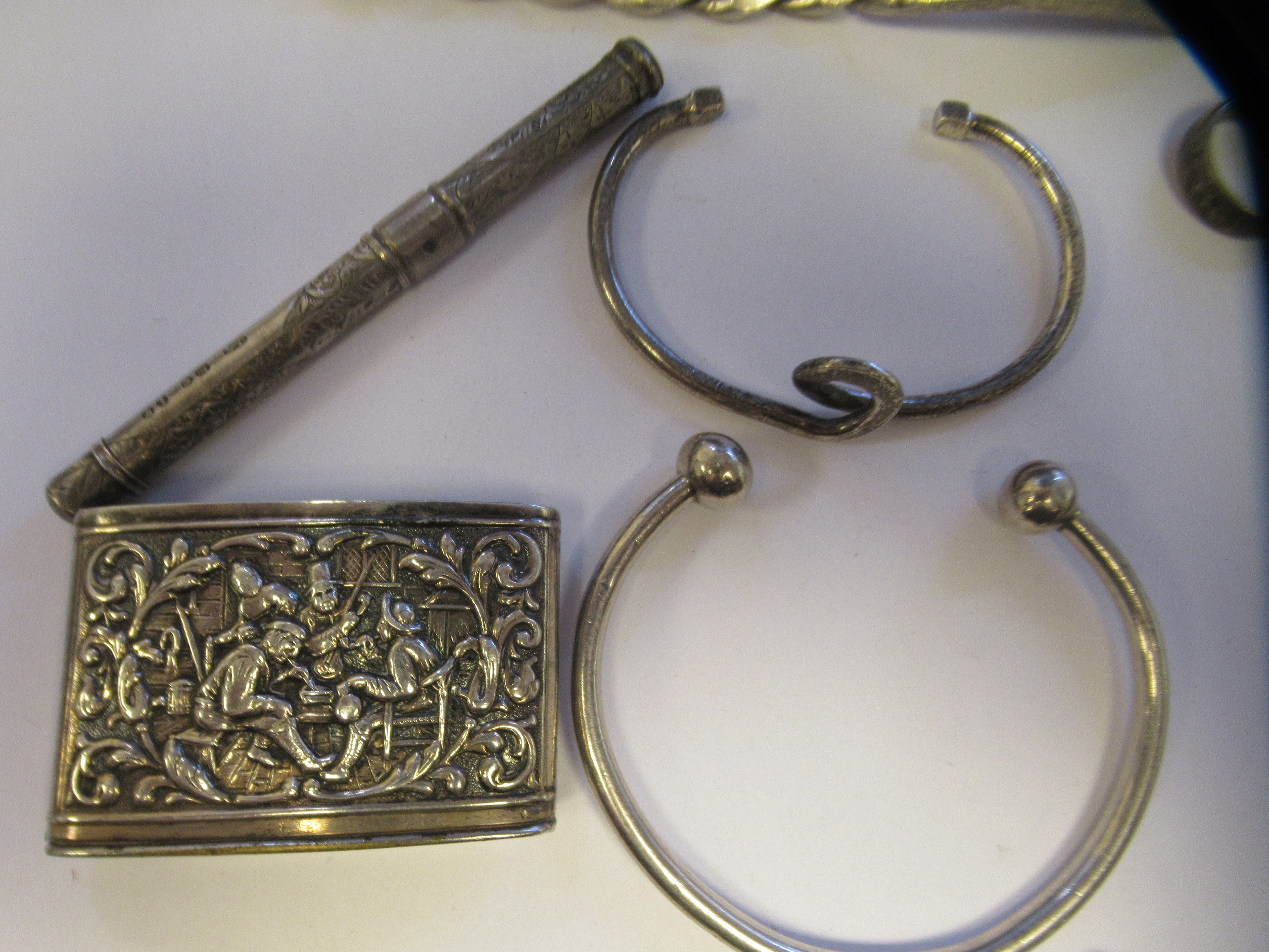 Silver, silver coloured and white metal collectables: to include a Sterling Black Starr and Frost, - Image 2 of 4