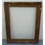 A late 19thC moulded gilt frame   interior measurement 34" x 46"  exterior measurement 46" x 58"