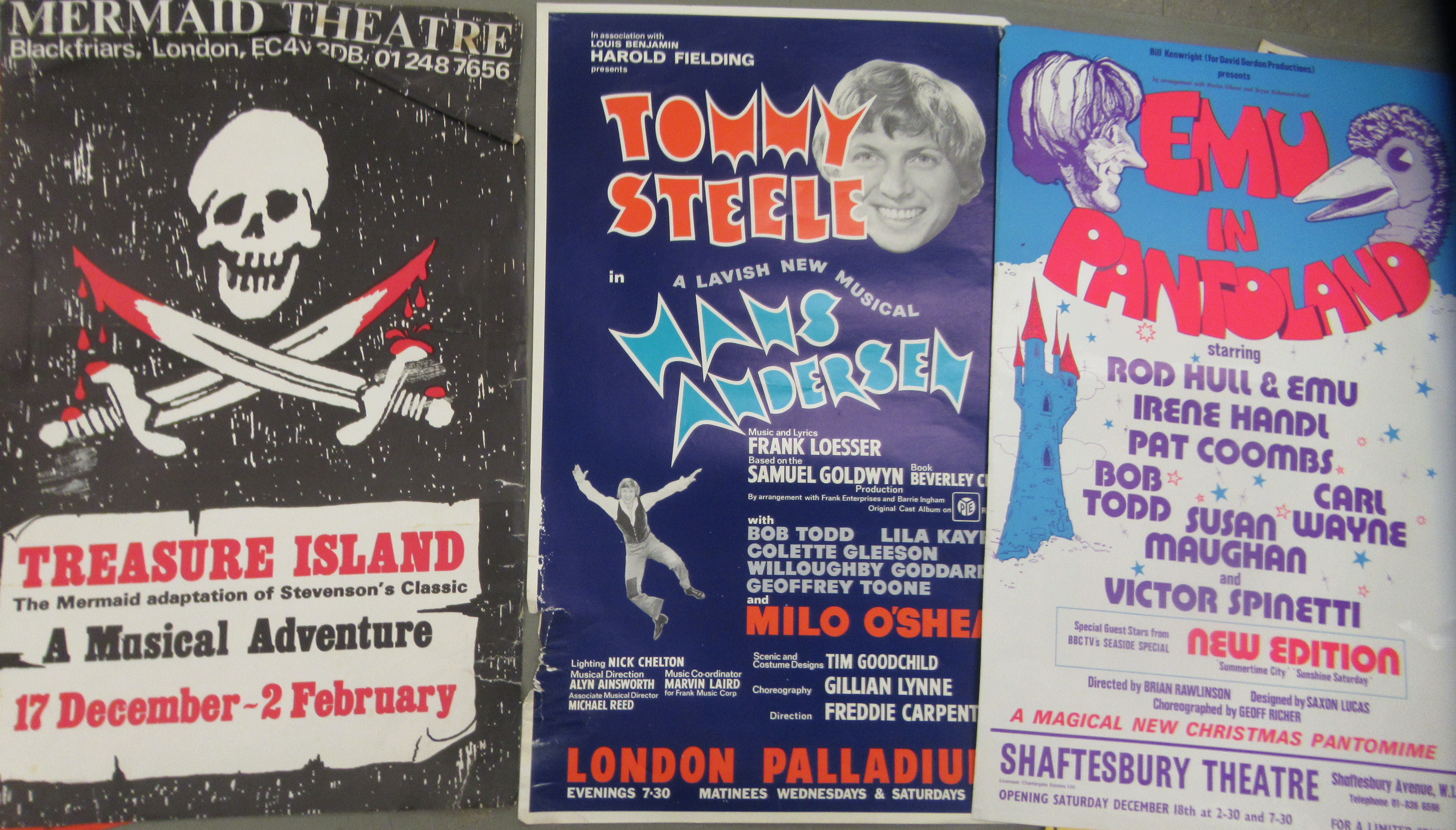 1970's colour printed posters: to include one for The New Victoria Theatre 'The Black and White - Image 3 of 3