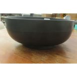 A Wedgwood black basalt china fruit bowl  12"dia