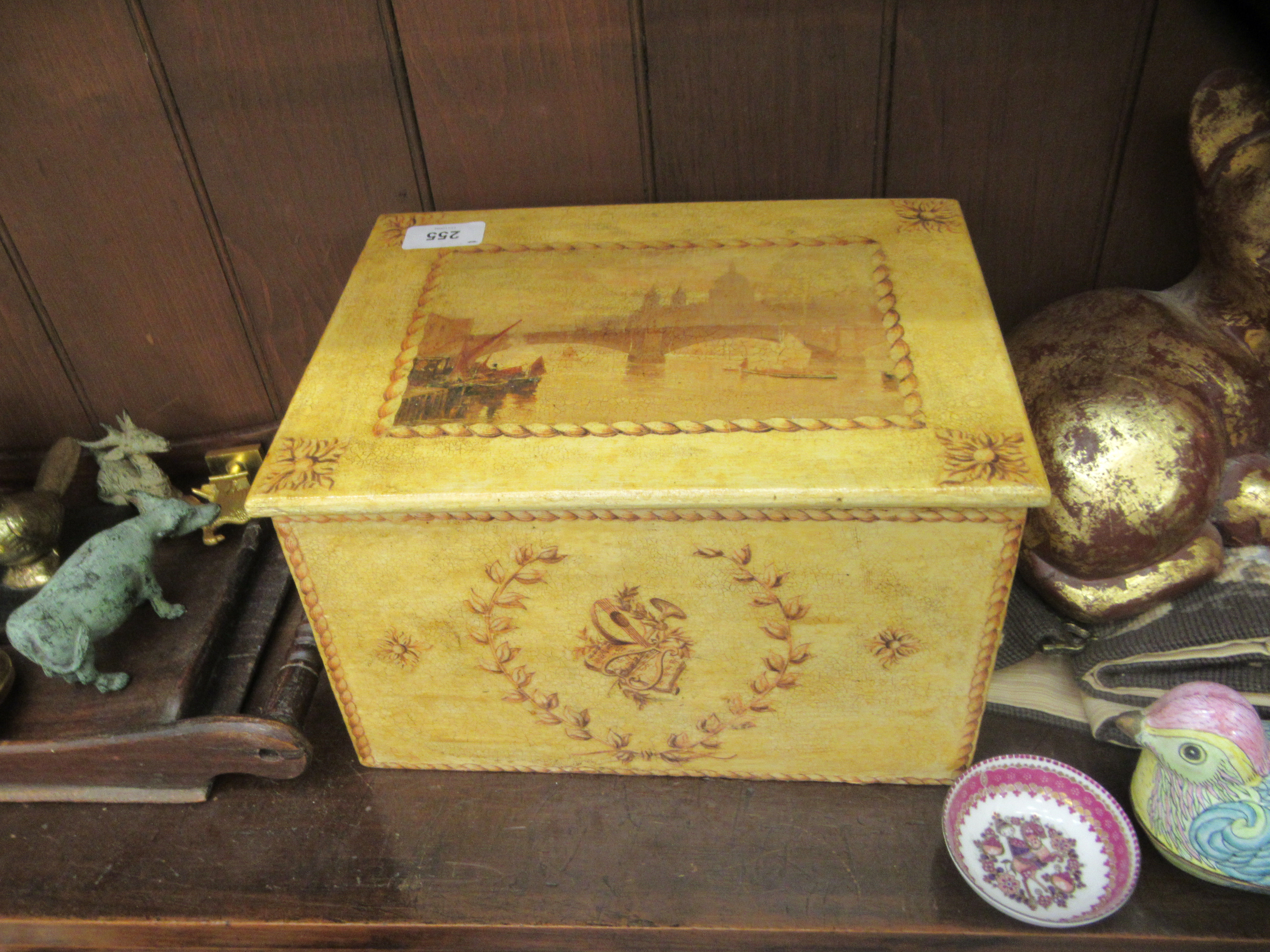 A mixed lot: to include a pair of gilded cast metal bookends, fashioned as rampant lions  6"h - Image 5 of 5