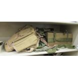 Miscellaneous military equipment and accessories: to include a medics field dressing pack; a