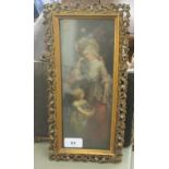 Late 18thC British School - a full length portrait, Lady Adelaide Mortimer and Child  oil on
