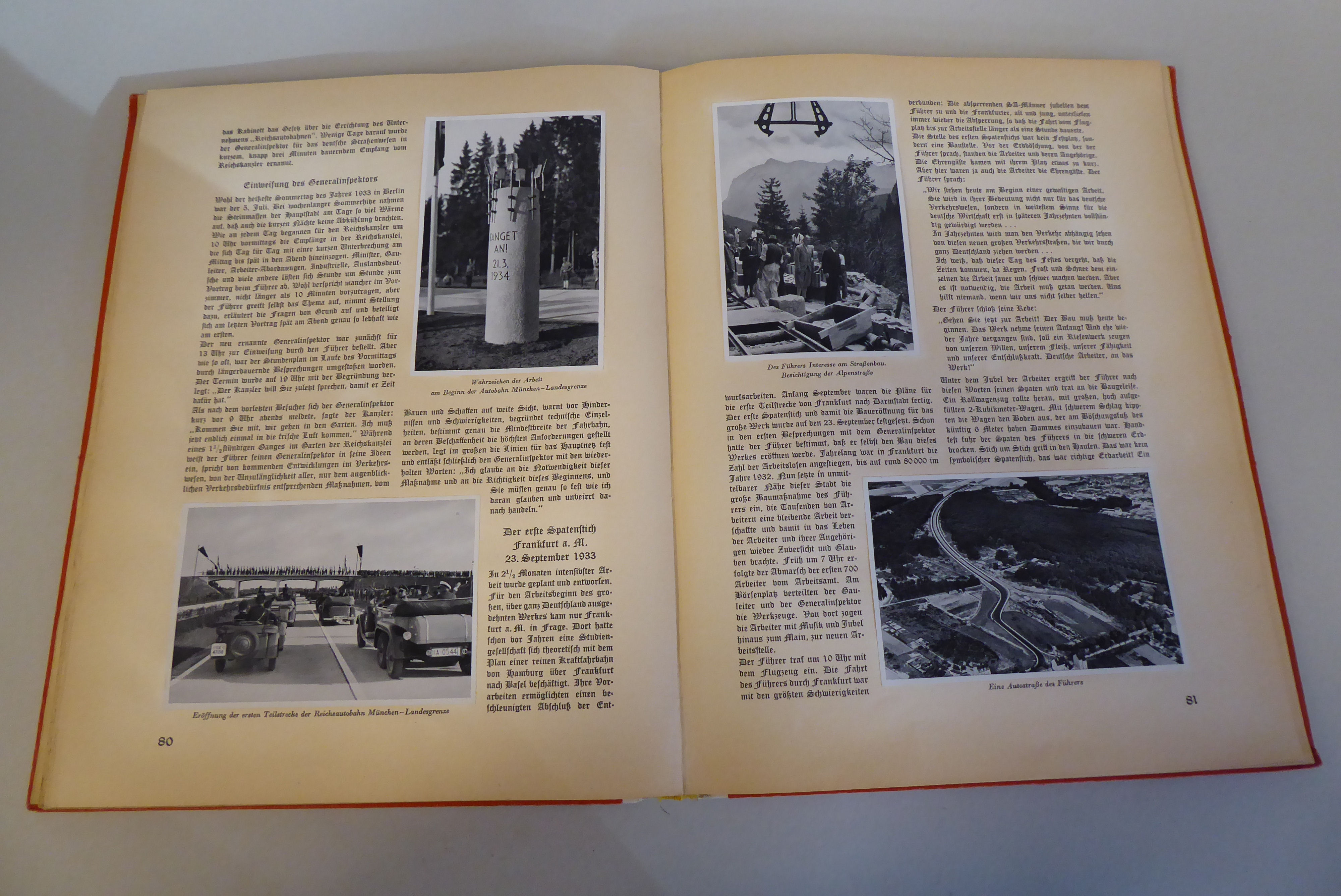 Book: 'Adolf Hitler' Bilder aus dem Leben des Fuhrers, published by 1936 with numerous applied - Image 11 of 11