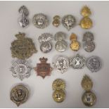 Royal Scots Fusiliers and related military badges, some copies (Please Note: this lot is subject