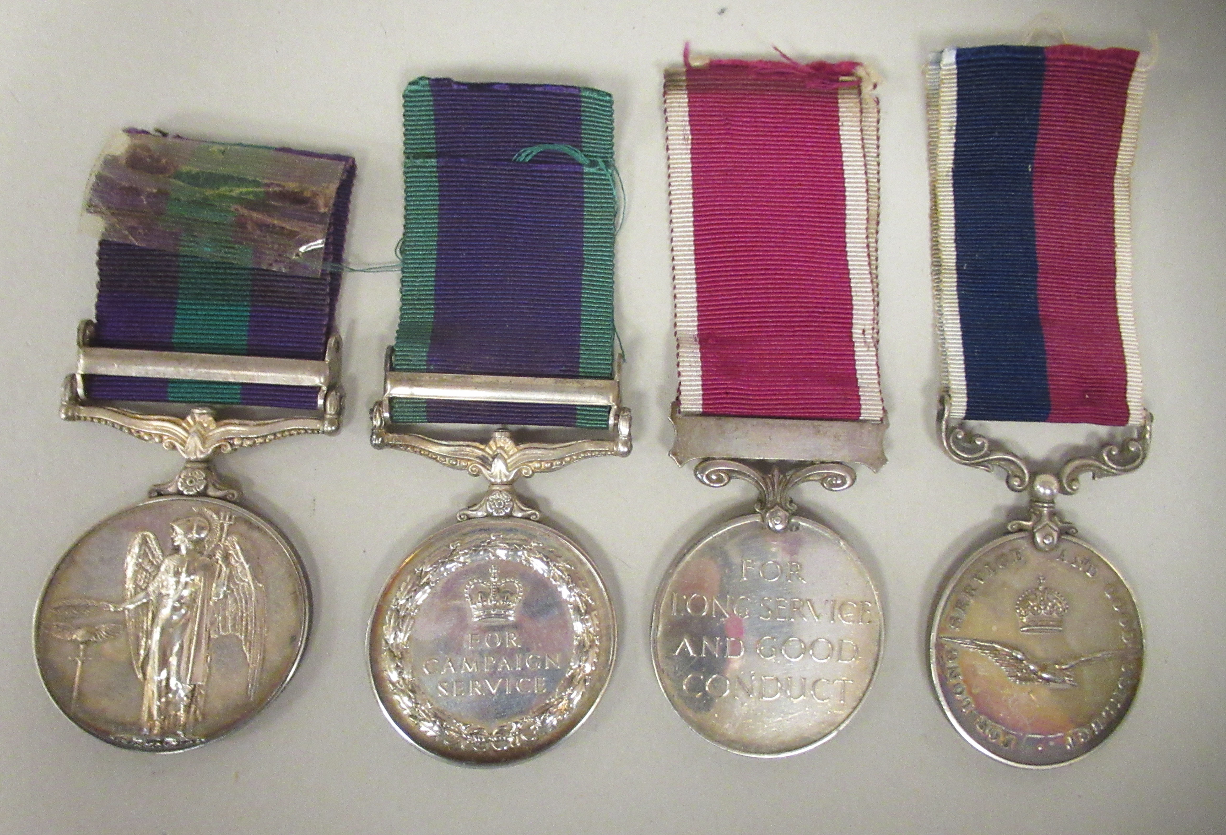 A King George VI Regular Army medal for Long Service and Good Conduct and ribbon; inscribed - Image 2 of 2
