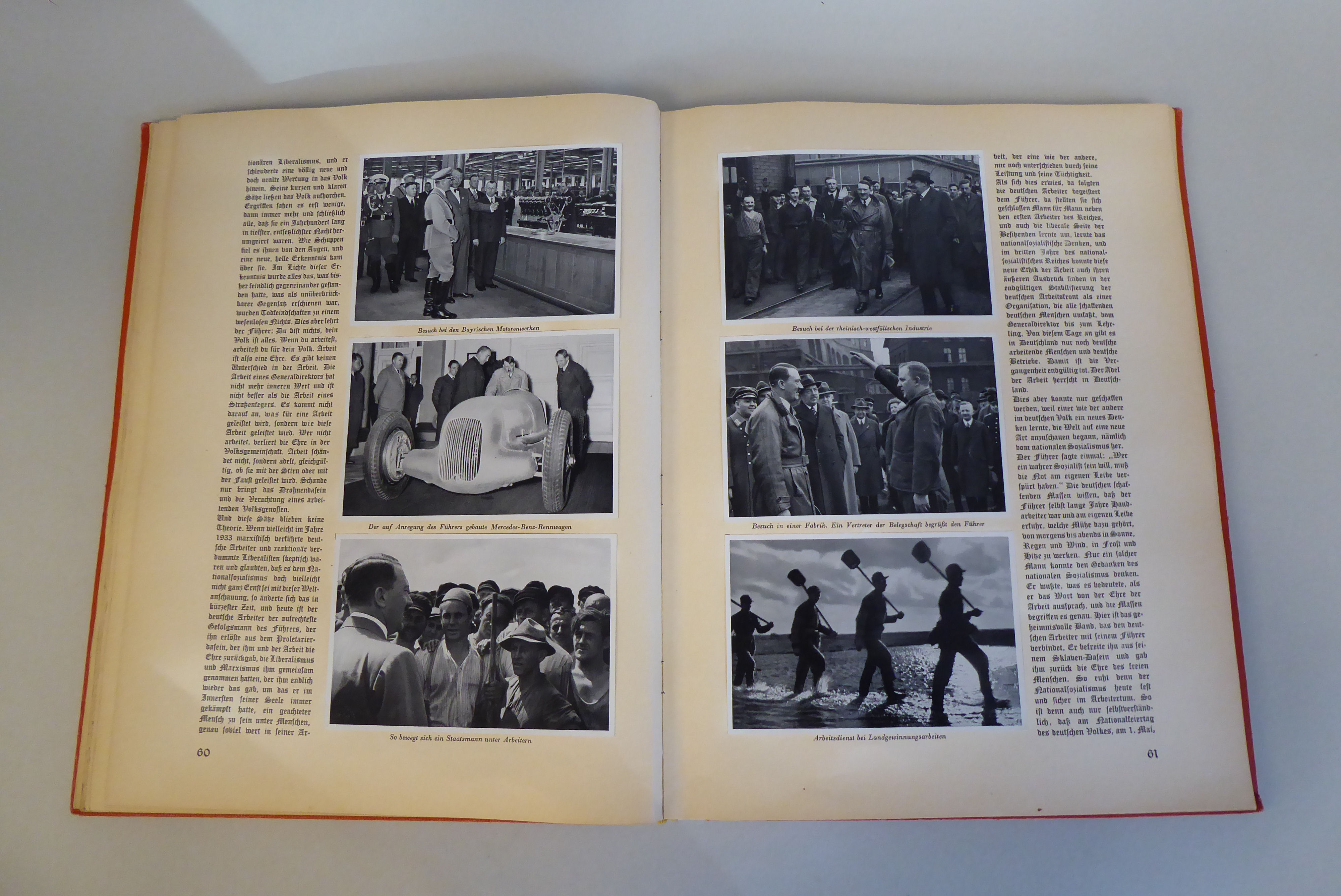 Book: 'Adolf Hitler' Bilder aus dem Leben des Fuhrers, published by 1936 with numerous applied - Image 10 of 11