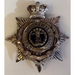 A Middlesex Regiment 3rd Volunteers Battalion helmet plate  (Please Note: this lot is subject to the