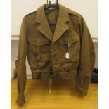 A British Army battledress blouse, 1947 pattern  size 7 (Please Note: this lot is subject to the