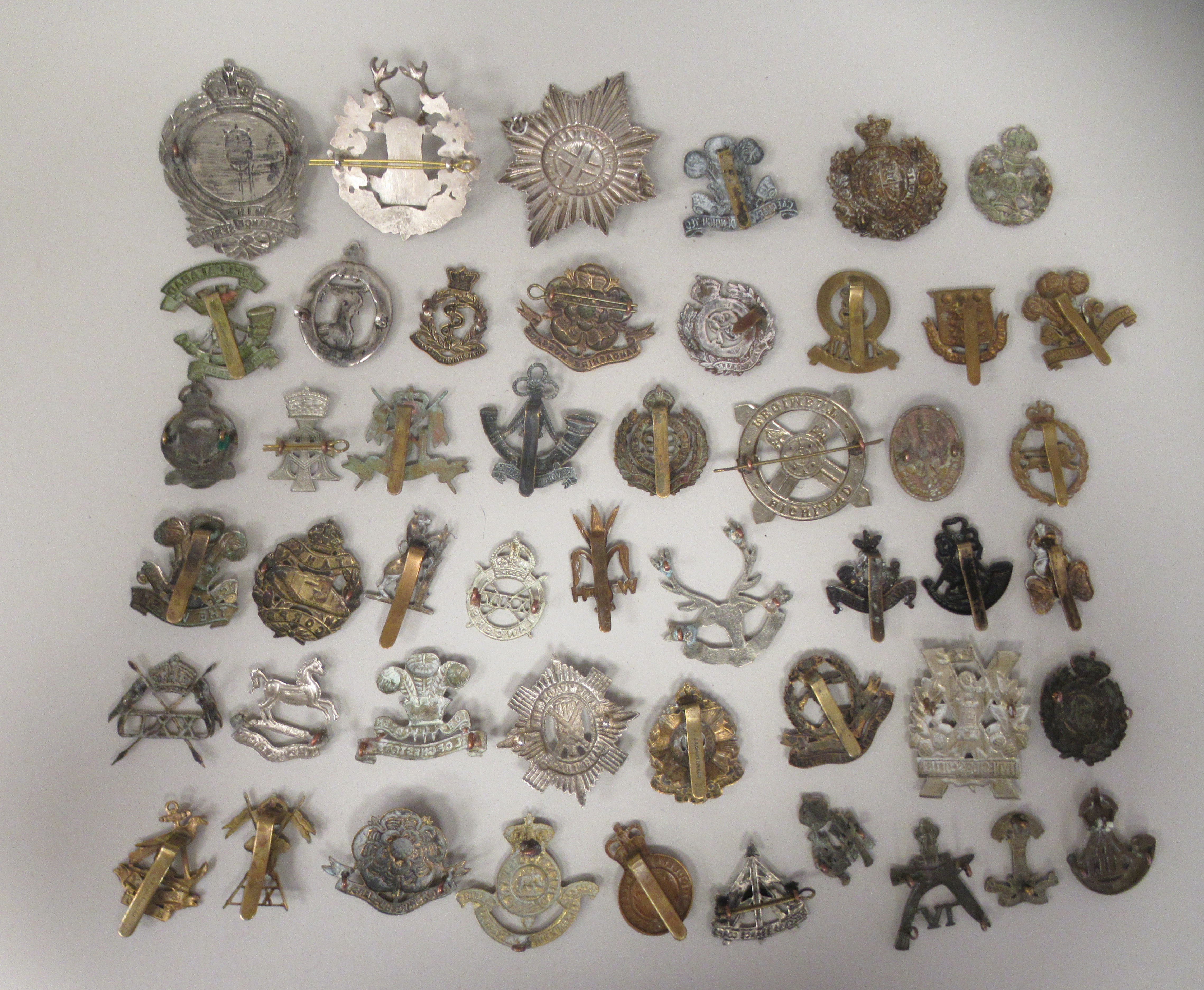 Approx. fifty military cap badges and other insignia, some copies: to include Mine Clearance - Image 6 of 6