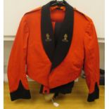 A Royal Engineers mess jacket and trousers  (Please Note: this lot is subject to the statement