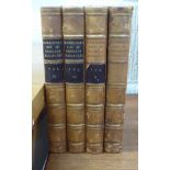 Books: 'Bourriennes Life of Napoleon Bonaparte' in four volumes, dated 1836
