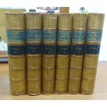 Books: 'Napier History of the Peninsular War' in six volumes, dated 1832