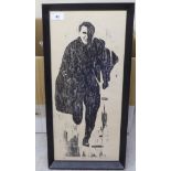 After Dick Pashley - 'Escape I'  Limited Edition 1/40 monochrome print  bears a pencil signature &