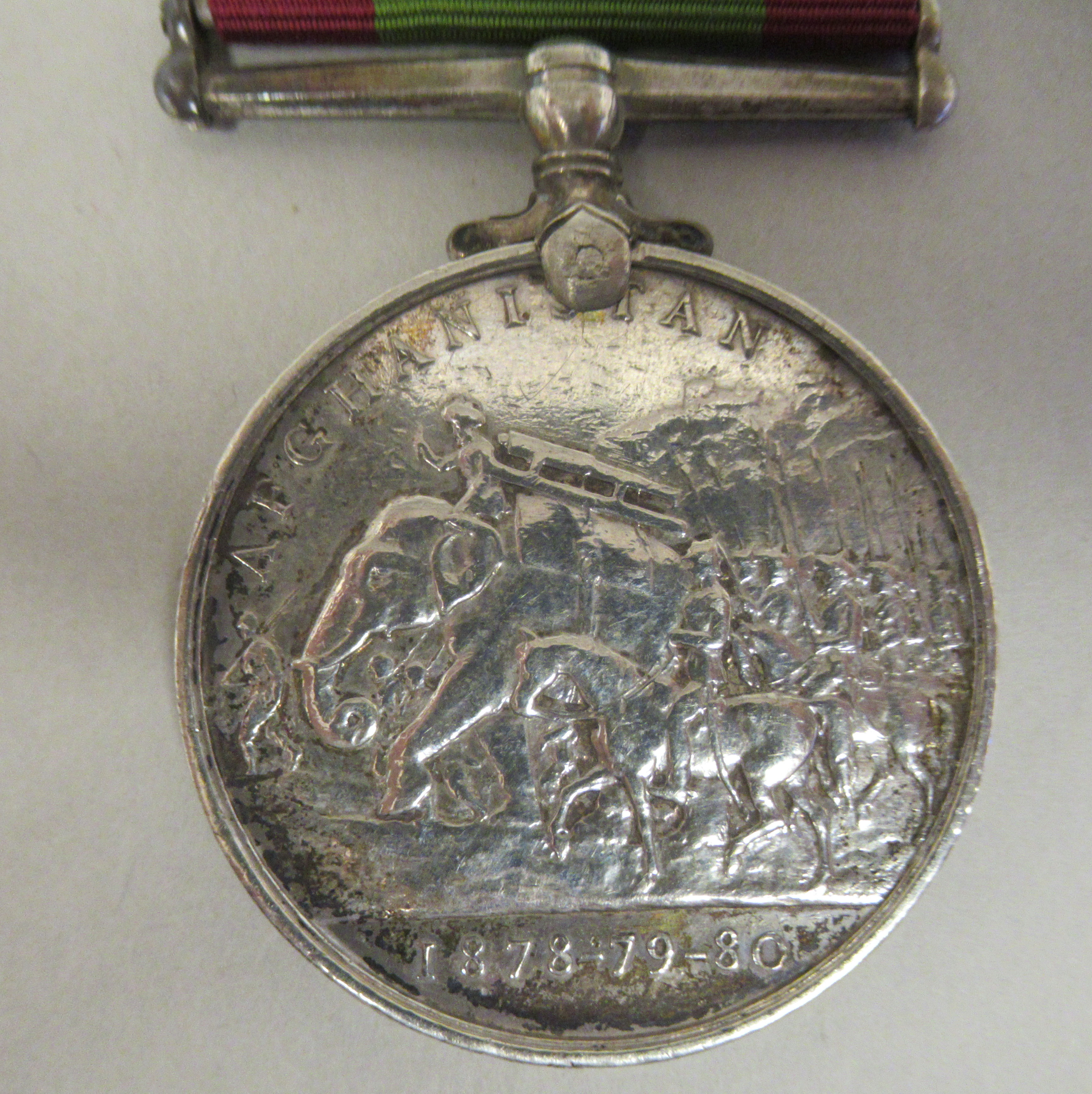 A Victorian Afghanistan medal 1878-79-80, the monarch's profile portrait on the obverse, inscribed - Image 4 of 4