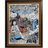 Faile (Patrick McNeil and Patrick Miller) - Acrylic and silkscreen ink on paper