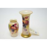 Two Royal Worcester vases.