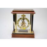 Woodford skeleton mantel clock.