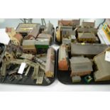 Good collection of model railway buildings and railway accessories.