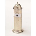 A silver sugar caster, by Lee & Wigfull,