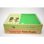 Subbuteo table soccer set; and Subbuteo International table rugby set.