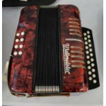 20th C German Weltmeister accordion.