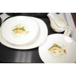 Wedgwood fish serving set.