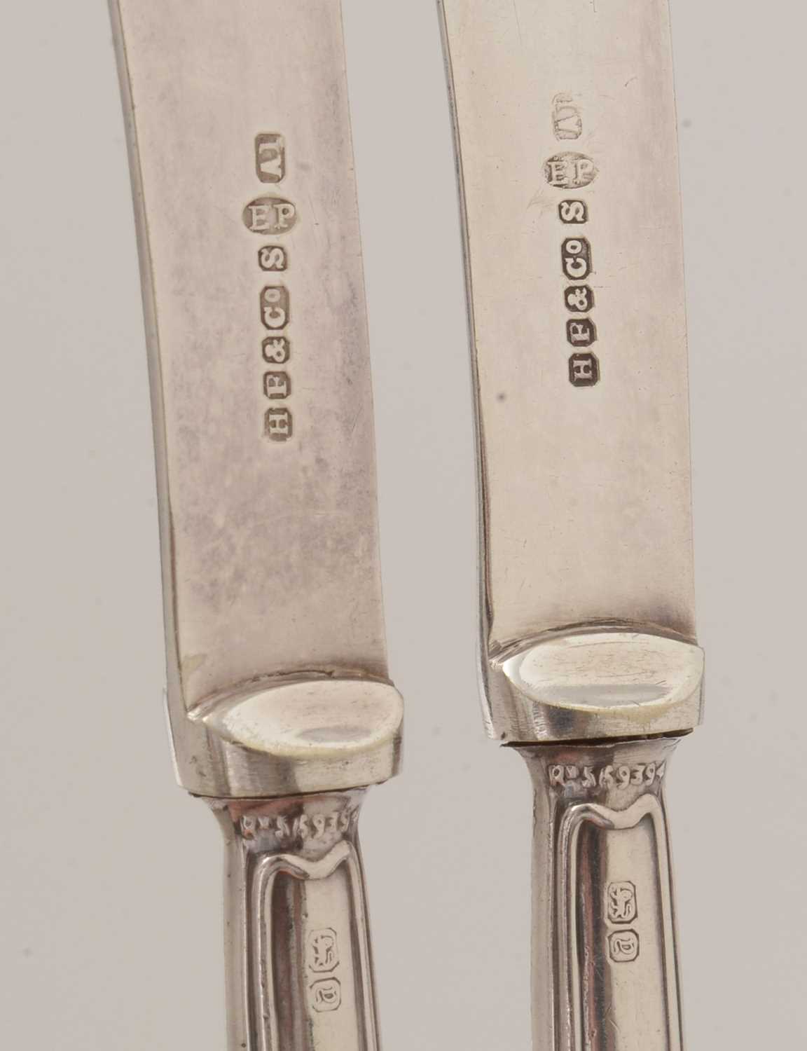 Silver and electroplate flatware. - Image 7 of 12