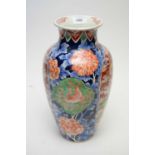 An Imari style vase