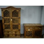 Drinks cabinet and a low unit