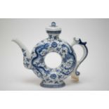 Chinese reproduction blue and white teapot