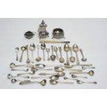 A selection of silver spoons