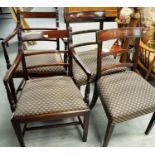 Four 19th Century dining chairs