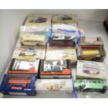 Selection of Corgi and other diecast model vehicles.