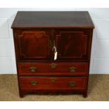 20th C mahogany tv stand.