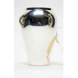 A Modernist Greek Xeipoe white-metal vase