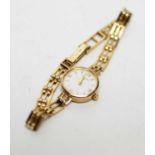 A lady's 9ct gold cased wristwatch by W. H. Wilmot