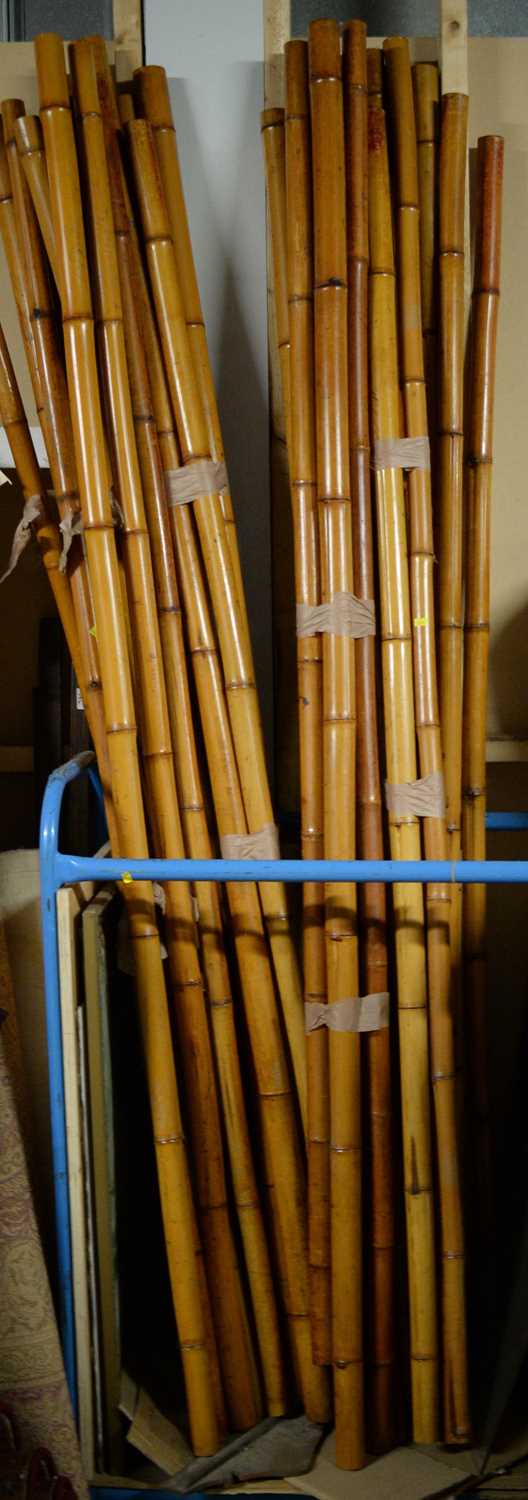 Bamboo poles