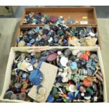 An extensive collection of assorted buttons.