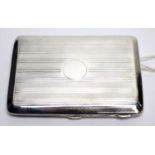 A George V silver cigarette case