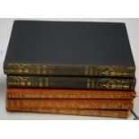 A selection of antique books including Middlemarch by George Eliot