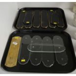 Selection of door touch plates, various.