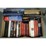 A selection of hardback history books,