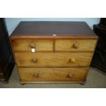 Victorian mahogany chest of drawers.