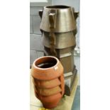 Two chimney pots