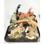 Selection of animal figures by Border Fine Arts and Country Artists.