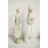 Two Lladro figures.