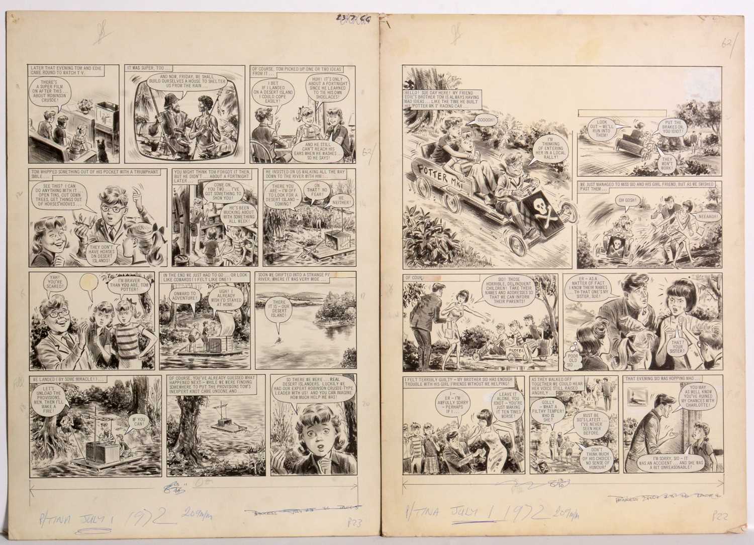 Original Comics Artwork