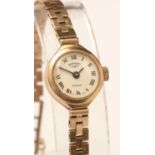 A lady's 9ct gold cased Rotary wristwatch