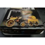 A boxed Stephenson's Rocket Real Steam Train set